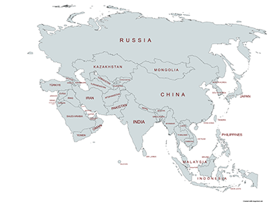 لوکیشن های آسیا