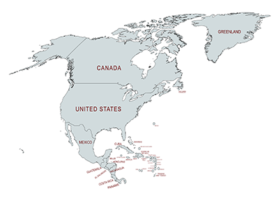 لوکیشن های آمریکا