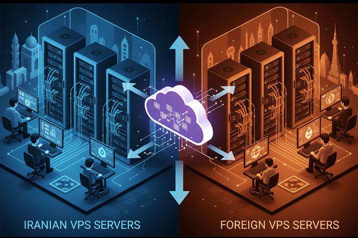 ترکیب هوشمندانه سرور مجازی ایران و خارج (Hybrid VPS Strategy)